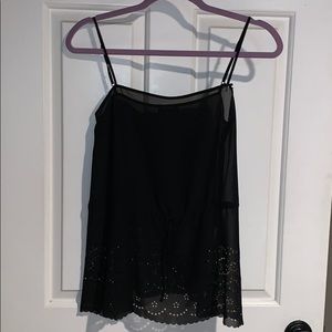 Miss sixty sheer satin top